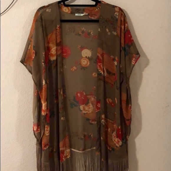 Cute Fall Colors Duster - Picture 2 of 3